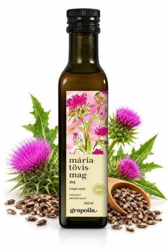 OLEJ Z OSTROPESTU PLAMISTEGO BIO 250 ML – DO SAŁATEK I SOSÓW