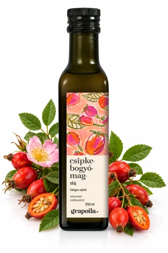 OLEJ Z NASION DZIKIEJ RÓŻY 250 ML – DO PIELĘGNACJI I SAŁATEK