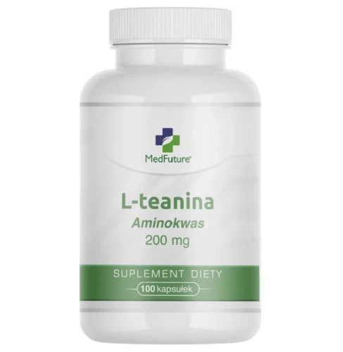 L-TEANINA 200 MG 100 KAPSUŁEK – WSPARCIE RELAKSU I ODPRĘŻENIA