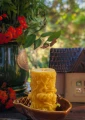 Świeca HALLOWEEN CZASZKI 100% Wosk Pszczeli Naturalna Dekoracja Prezent 28h
