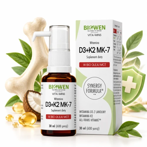 WITAMINA D3 + K2 MK7 + E 30 ML – ODPORNOŚĆ I ZDROWE KOŚCI