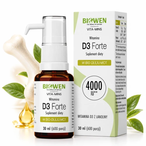 WITAMINA D3 FORTE 4000 IU 30 ML – ODPORNOŚĆ I ZDROWE KOŚCI
