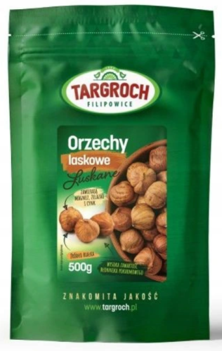 Orzechy laskowe łuskane 500 g Targroch 