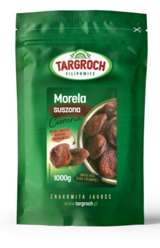 Morela suszona naturalnie ciemna 1 kg Targroch