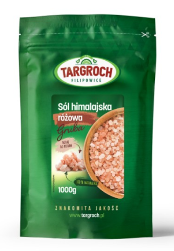 Sól himalajska kamienna różowa gruba